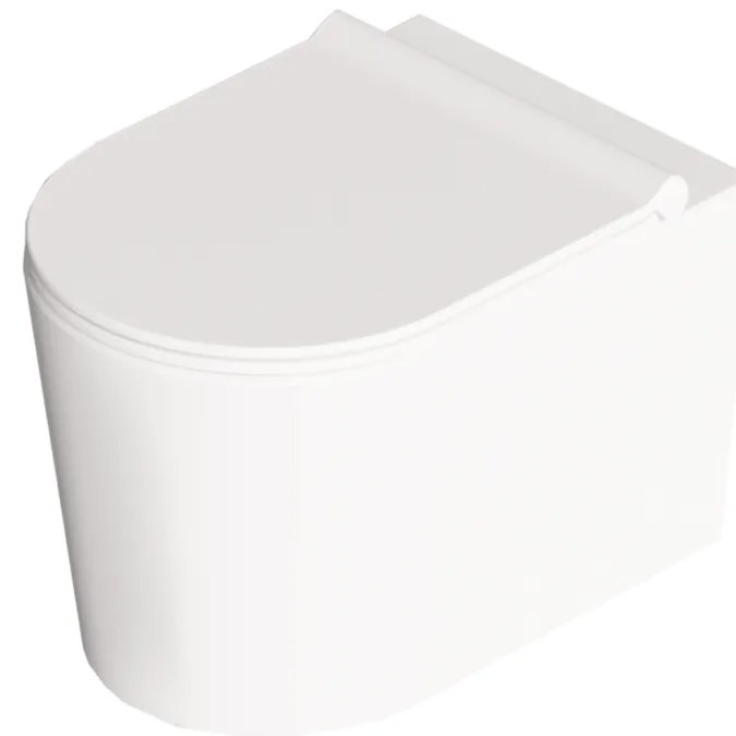 Wc Sospeso Senza Brida Alice Ceramica "Form" Bianco Lucido