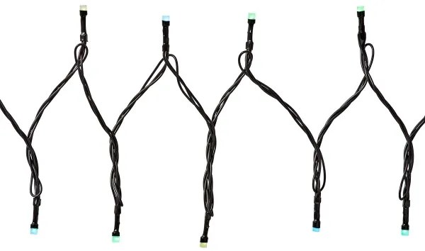 Nedis WIFILX01C42-LED RGB Catena da esterno 42xLED/8 funzioni 8m IP65 Wi-Fi Tuya