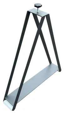 Carrello supporto centrale porta allunghe per consolle