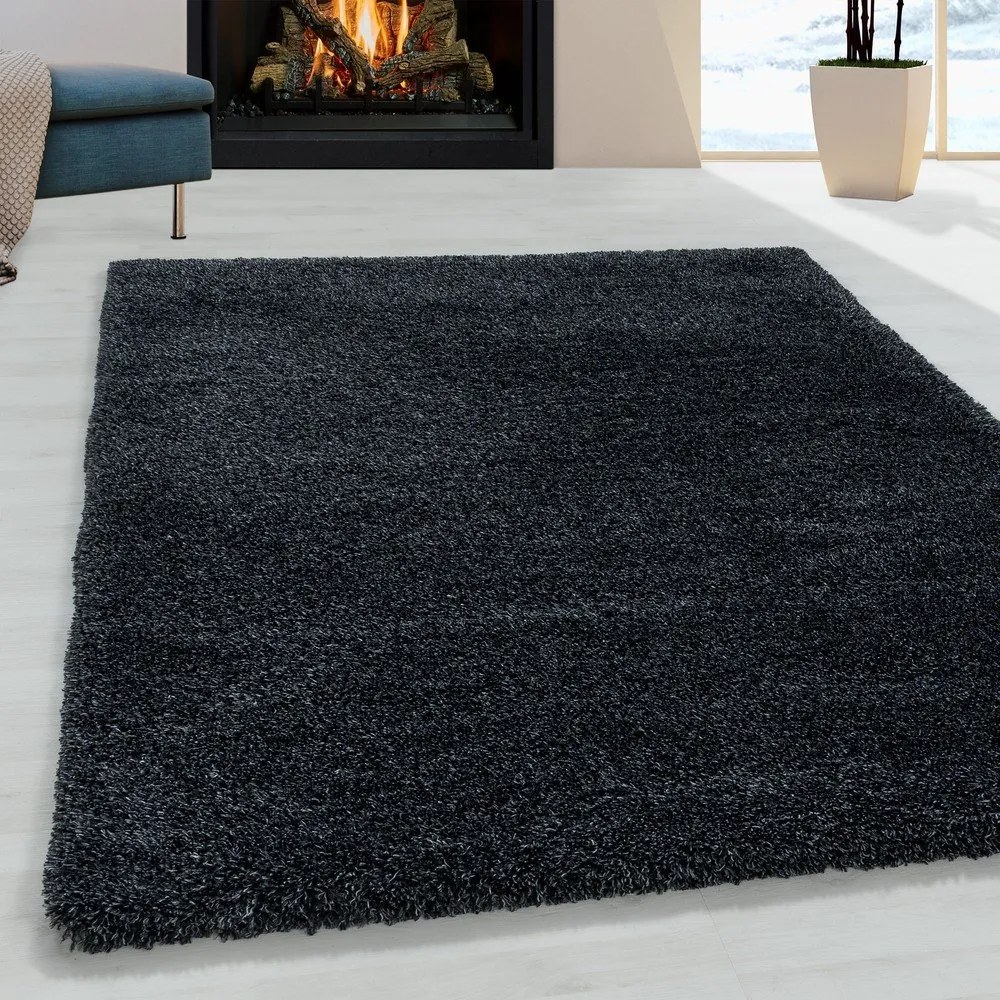 Tappeto color antracite 120x170 cm Fluffy – Ayyildiz Carpets