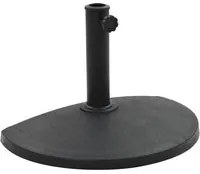 Base per Parasole Semicircolare in Poliresina 9 kg Nero 45198