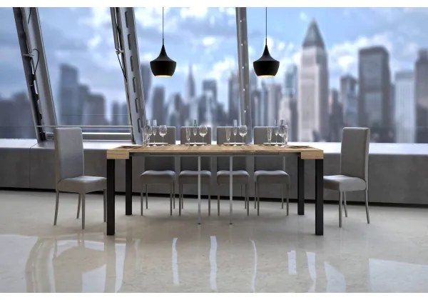 Consolle 90x40 cm allungabile a 196 cm EVERYDAY SMALL Quercia Natura