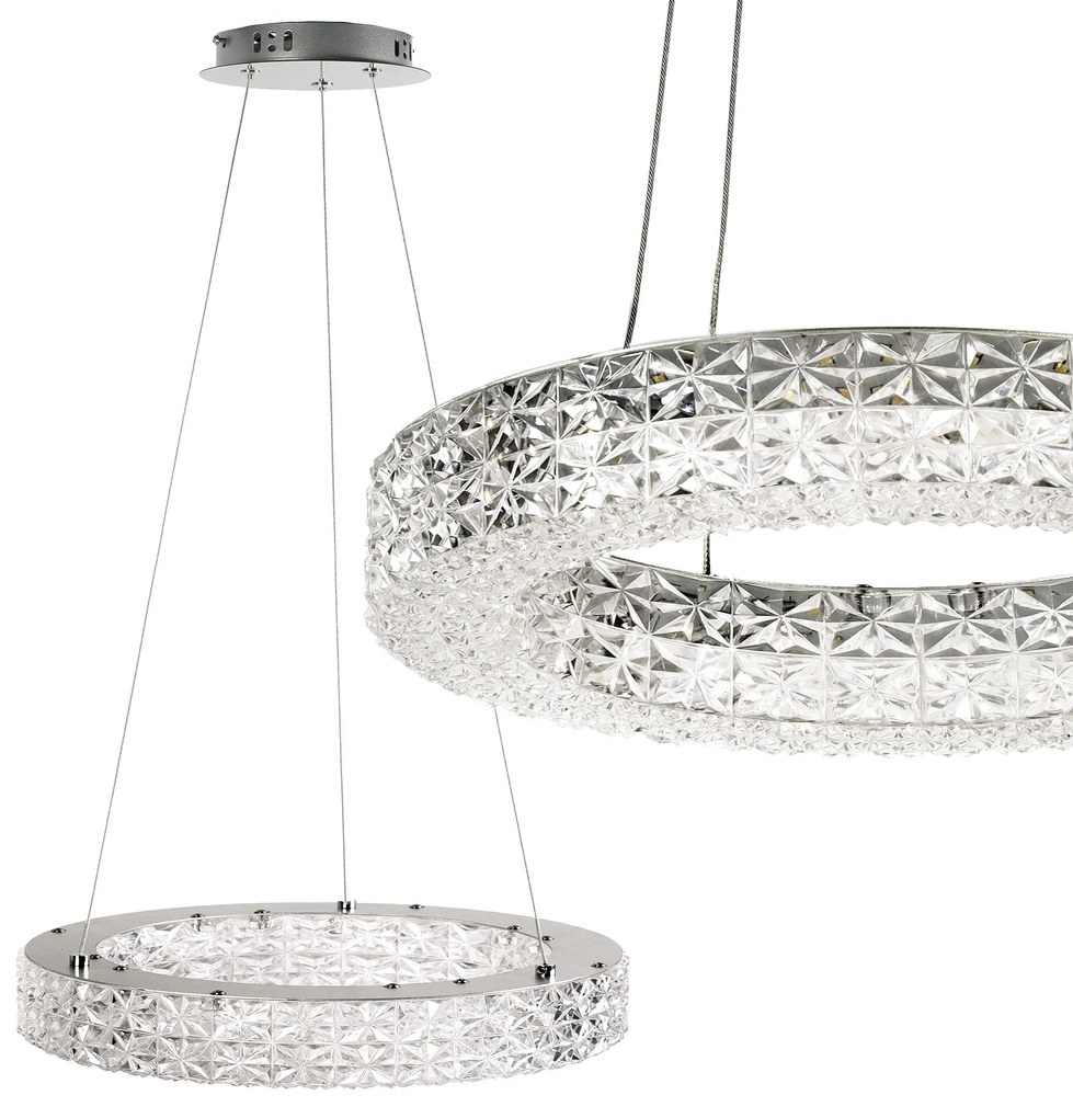 Lampada LED MS004-CP 40cm CHROME