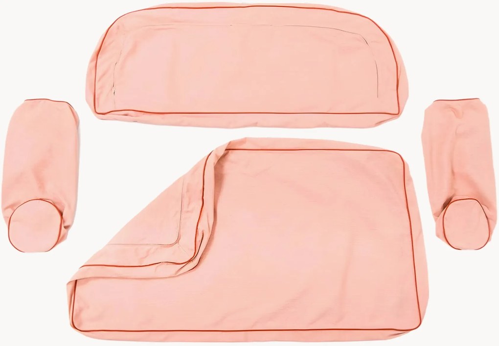 Copertura per divano a righe Al Fresco, set da 4