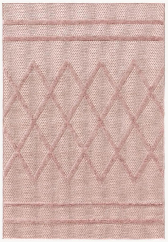 Tappeto da interno-esterno con motivo in rilievo Bonte