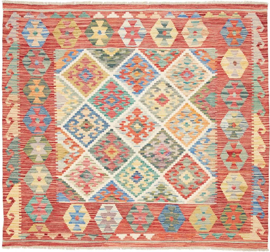 Kilim Tappeto 150 x 160 (Pakistan) Tessuto A Mano