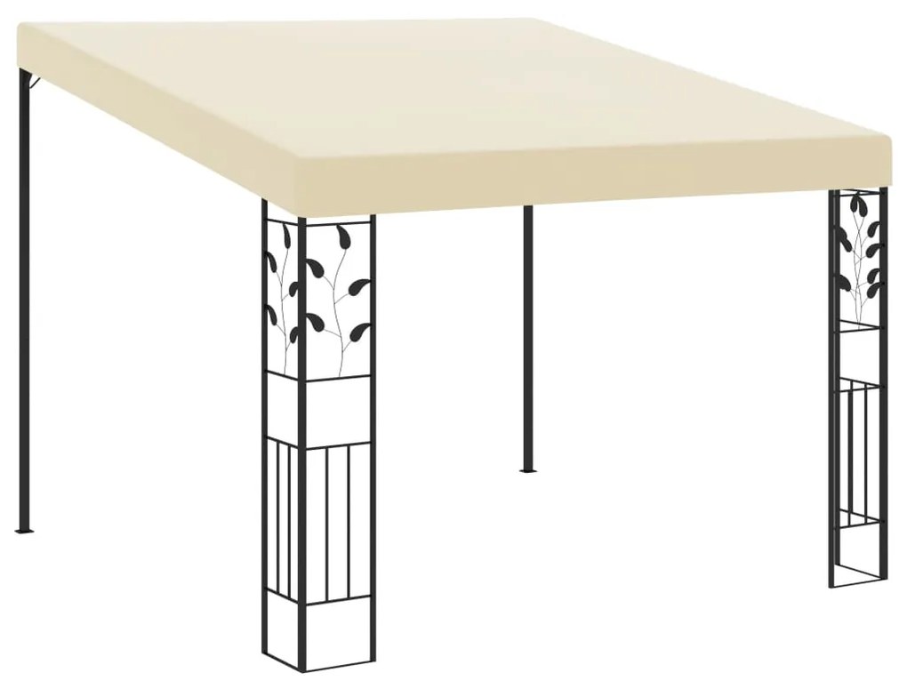 Gazebo A Parete 3x3x2,5 M Crema /