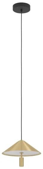 Eglo 390271 - Lampadario LED a sospensione con filo PARAGUAY LED/12W/230V 3000K oro