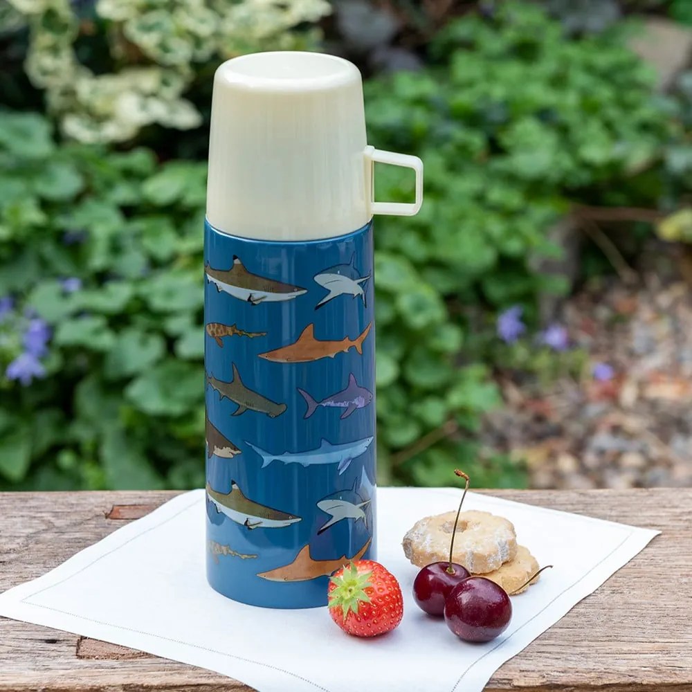 Borraccia termica blu 350 ml Sharks – Rex London