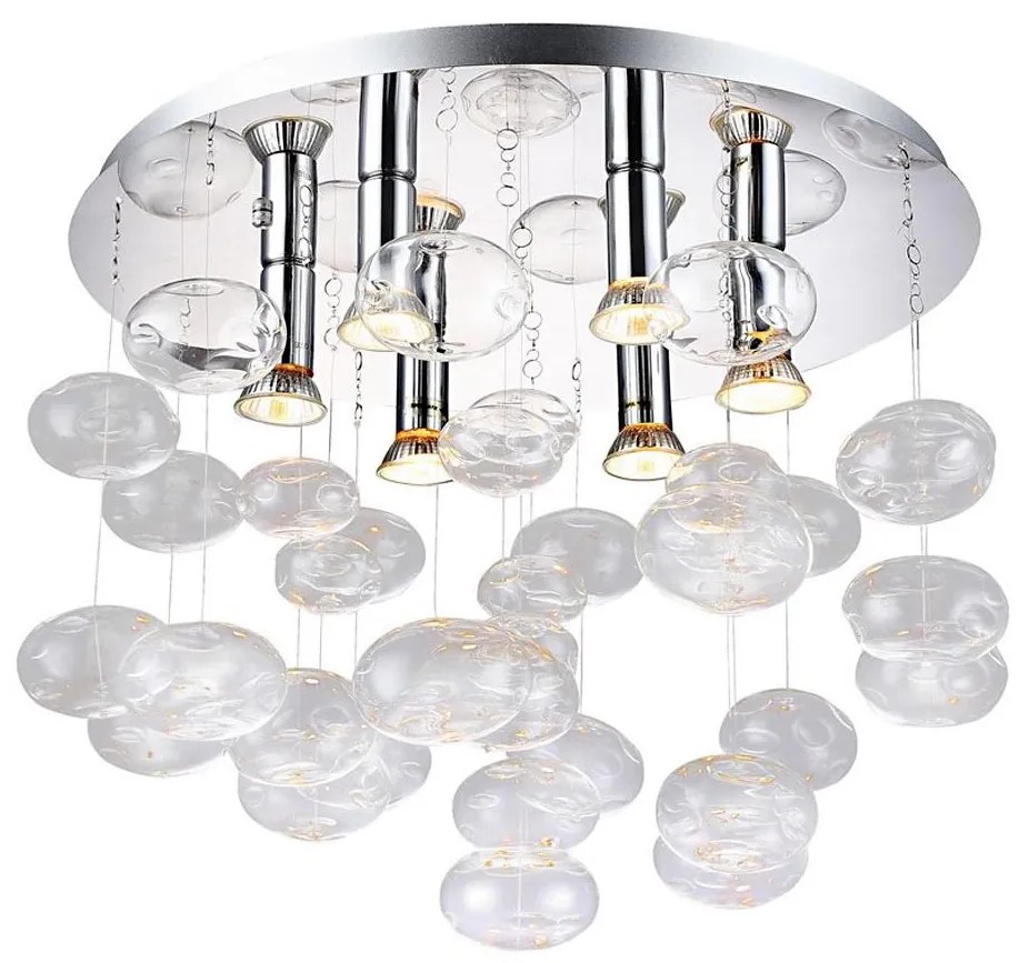 Azzardo AZ2572 - Plafoniera LUVIA 6xGU10/40W/230V