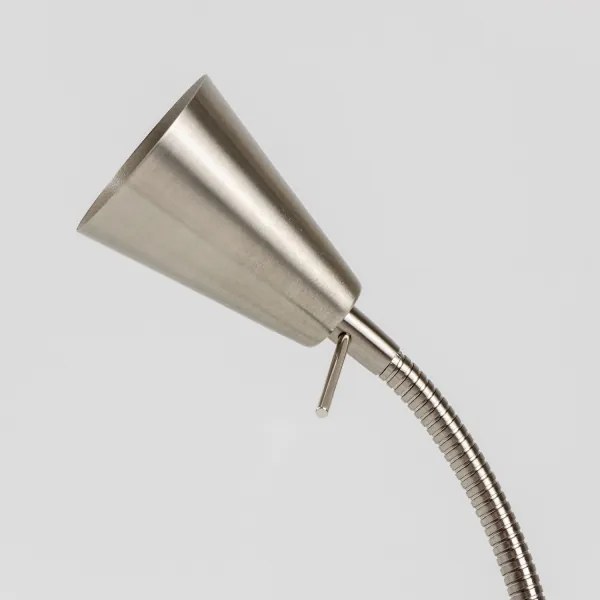 Lampada LED con clip 1xGU10/4,7W/230V cromo satinato