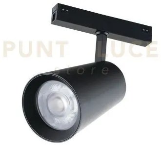 Faro davinci tema nero led 48v 30w 3210lm 3000k 16,1x19,7x10cm