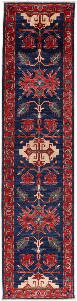 Heriz Tappeto orientale 350x80 (Afghanistan) Annodato A Mano