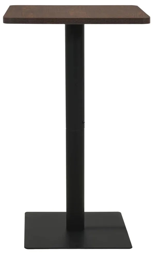 Tavolo da bistrot cenere scuro 70x70x107 cm