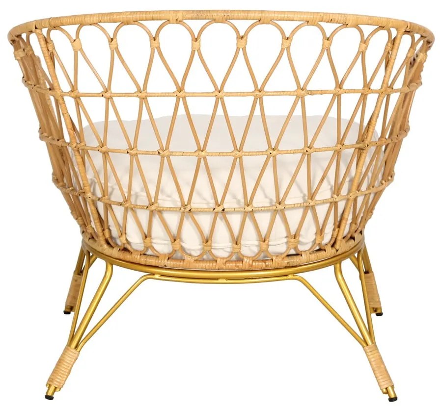 Sedia da giardino in rattan per esterni Ratta - Bonami Essentials