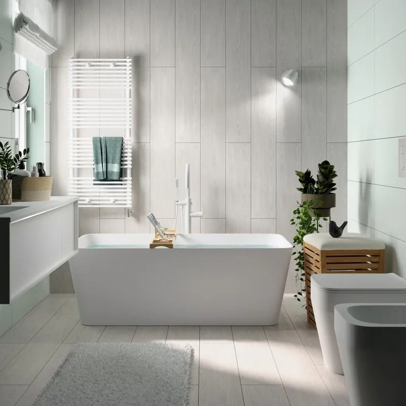 Copriwater Tuttoevo rettangolare dedicato per serie sanitari OLYMPIA CERAMICA duroplast bianco opaco