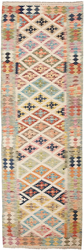 Kilim Tappeto 260 x 90 (Pakistan) Tessuto A Mano