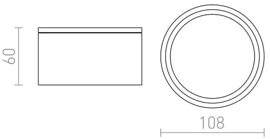RED - Design Rendl - R10428 - Luce da esterno MERIDO 1xGX53/11W/230V IP44 bianca