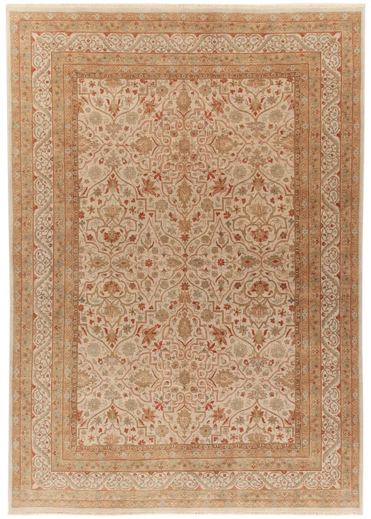 Tabriz Tappeto 200x280 (Indian) Annodato A Mano