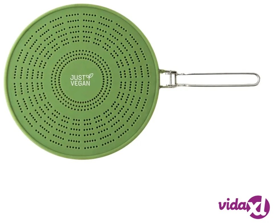 Just Vegan Paraschizzi con Filtro a Carbone AirActive Silicone Verde