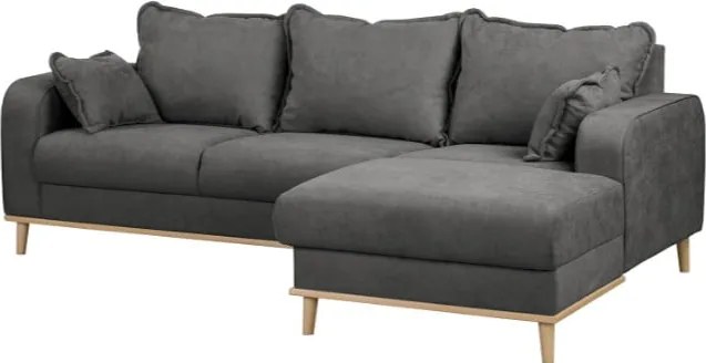 Divano angolare grigio scuro (angolo destro) Beata - Ropez