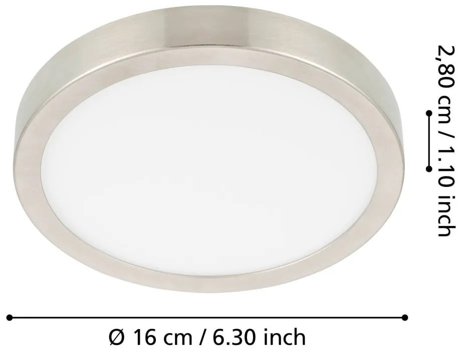 Plafoniera LED grigia FUEVA 5 – EGLO