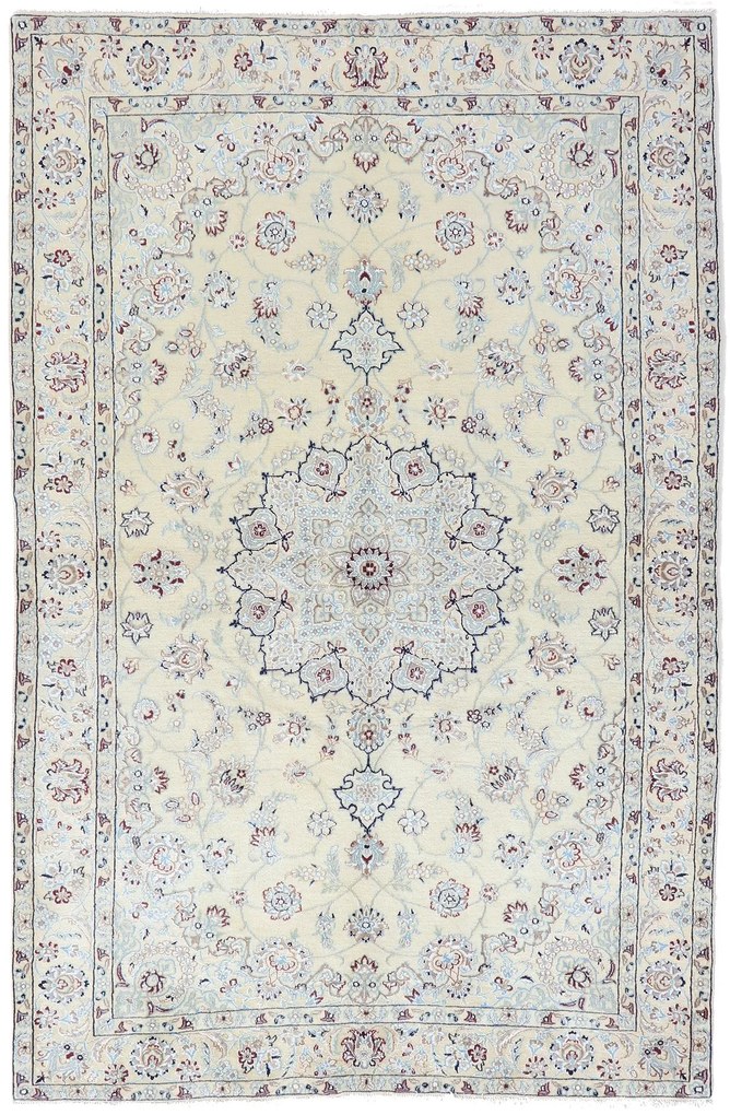 Nain Tappeto 200 x 230 Beige (Iran) Annodato A Mano