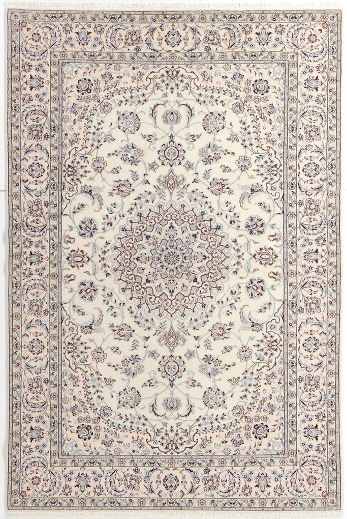 Nain Tappeto 140x220 (Iran) Annodato A Mano