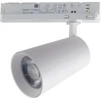 Faro LED per binario KONE bianco in alluminio 30W 3000K (luce calda)