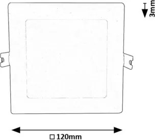 Rabalux 71221 - Lampada LED da incasso SHAUN LED/6W/230V 12x12 cm bianco