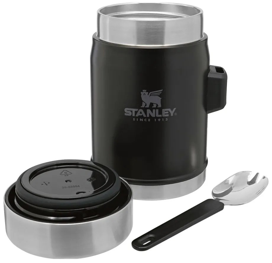 Borraccia termica nera in acciaio inox 400 ml Legendary Classic Black – Stanley