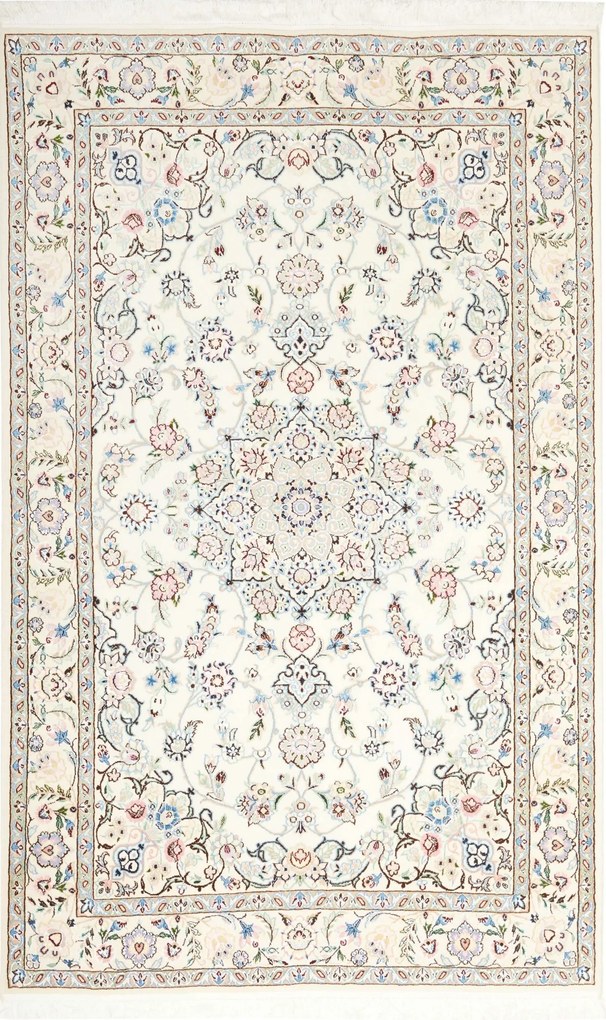 Nain Tappeto persiano 130x210 Beige (Iran) Annodato A Mano