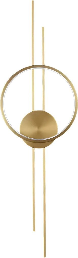 APPLIQUE DA PARETE LED APP1781-W BRUSH GOLD