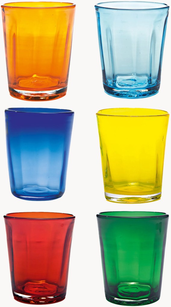 Set di 6 bicchieri fatti a mano Bei