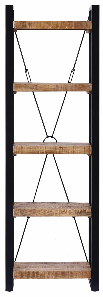 BANDERA - mobile in legno di mango con 5 ripiani