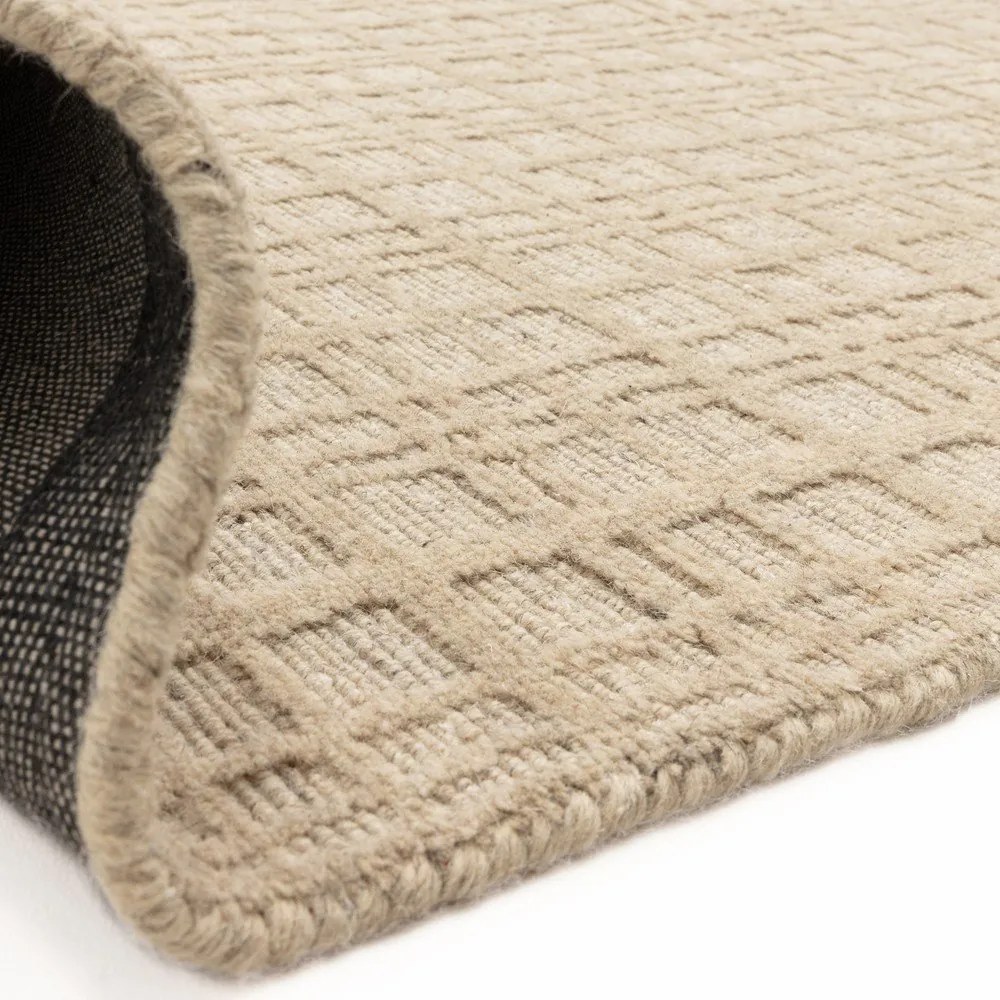Tappeto crema tessuto a mano con lana 160x230 cm Thatch Sand - Asiatic Carpets