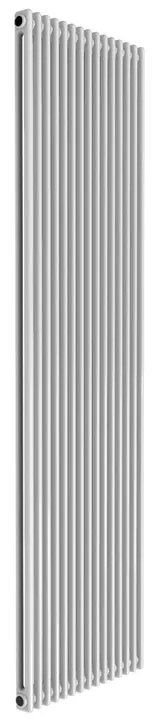 Termosifone in acciaio tubolare 2 colonne 15 elementi interasse 1735 mm ERCOS Comby bianco
