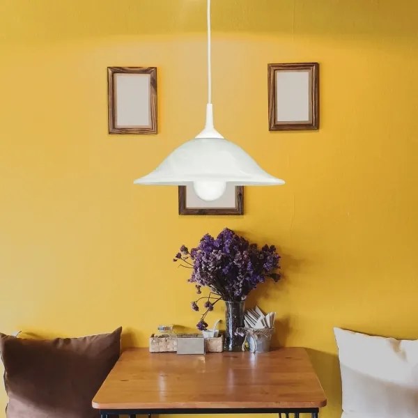 Rabalux 3905 - Lampadario ALABASTRO 1xE27/60W/230V vetro alabastrino