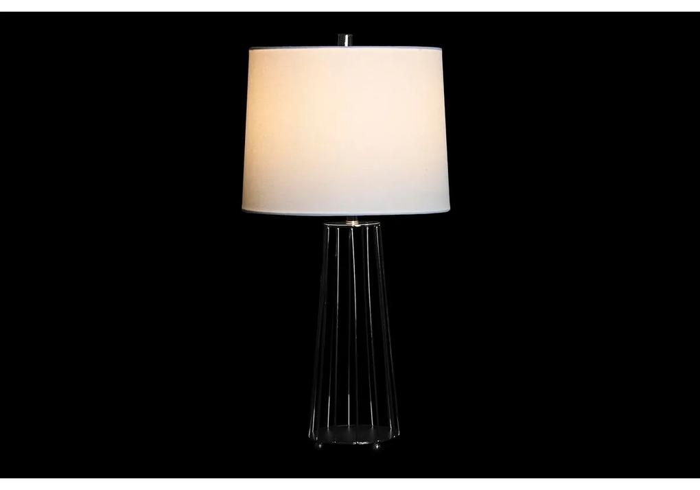 Lampada da tavolo DKD Home Decor Metallo Poliestere Bianco 220 V 50 W (33 x 33 x 66 cm)