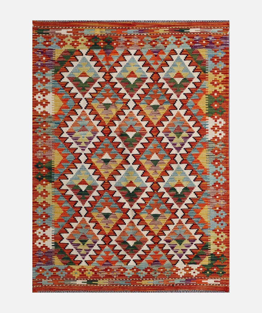 Kilim Tappeto 100x150 (Pakistan) Tessuto A Mano