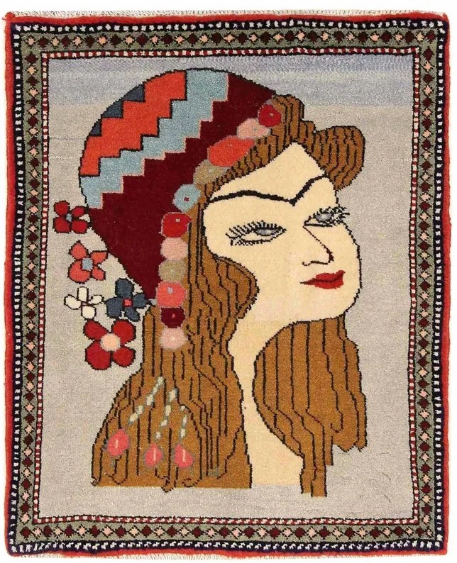 Kashan Tappeto 50x60 (Iran) Annodato A Mano