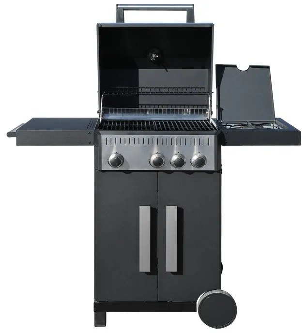 Barbecue a gas 3 bruciatori con fornello laterale extra
