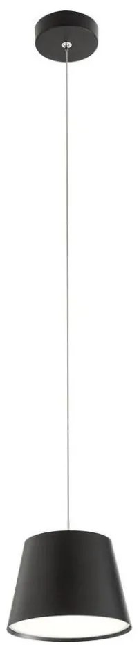 Redo 01-1496 - Lampadario LED a cavo LOLLI LED/6W/230V Ø 14 cm nero