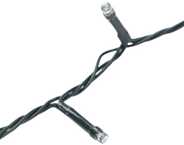 Aigostar - Catena luminosa natalizia LED per esterni, 500 LED/8 funzioni, 53 m, IP44, bianco freddo