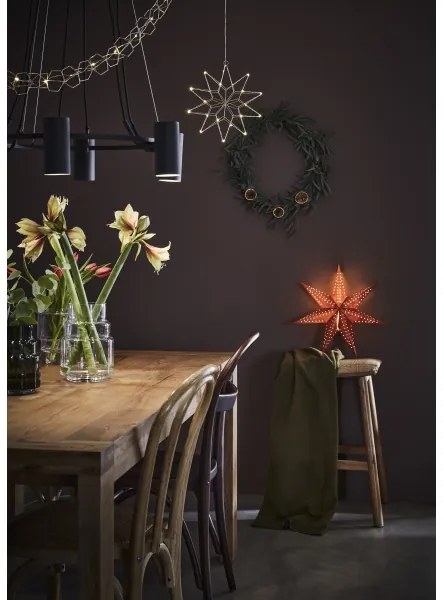 Markslöjd 705807 - Decorazione natalizia EMBLA 1xE14/6W/230V Ø 45 cm marrone