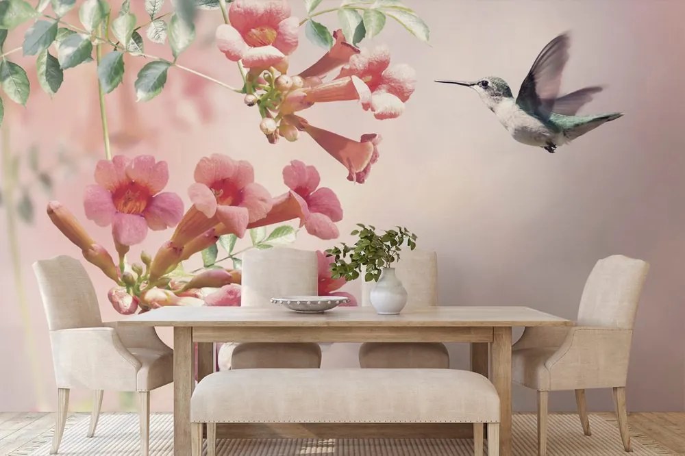Carta da parati – Invasione di colibrì