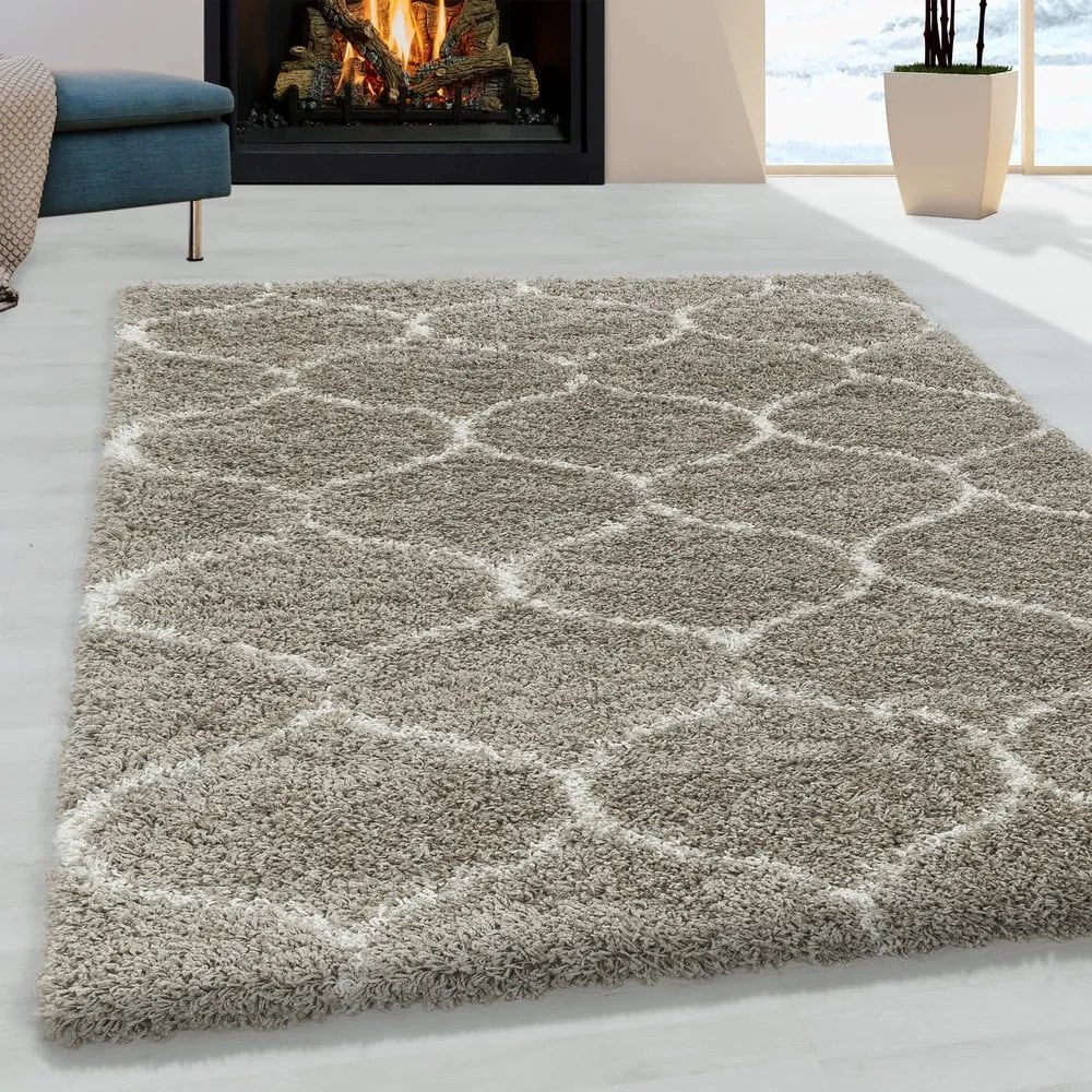 Tappeto beige 140x200 cm Salsa - Ayyildiz Carpets