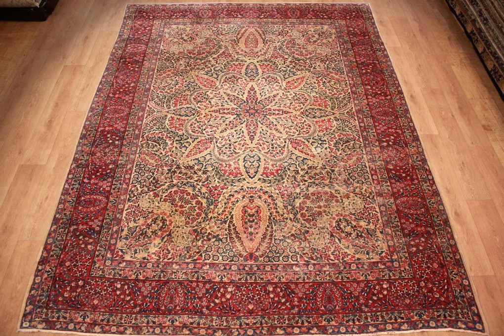Kerman Tappeto persiano 270 x 360 (Iran) Annodato A Mano