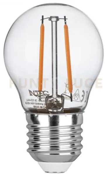 Lampadine led filamento attacco e27 2w 250lm 2700k 300° 45x76mm 150...