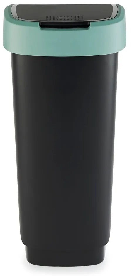 Bidone per rifiuti in plastica riciclata 50 L Twist - Rotho
